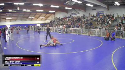 190 lbs Semifinal - Landon McMahon, Heppner vs Brandon Cook, Peninsula Wrestling Club