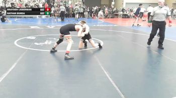 80-I lbs Consolation - Brayden Lieberman, Northampton vs Nathan Bunda, Northampton