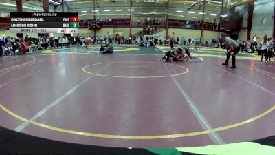 126 lbs Cons. Round 4 - Dalton Lilledahl, Francis Howell vs Lincoln Rohr, Massillon Perry