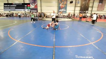 120 lbs Rr Rnd 2 - MJ Hileman, Indiana Outlaws White vs Holt Quincy, Evil Empire