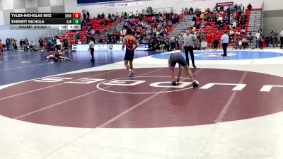 174 lbs Champ. Round 1 - Everett Nichols, Garrett College vs Tyler-Nicholas Ritz, Shenandoah University