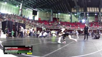 138 lbs Quarterfinal - Beckah Gossman, Pioneer Wrestling Club vs Serenity Foster, HWA