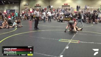 140 lbs Round 2 (6 Team) - Landon Stoney, Mi Pitbulls vs Ryan Costello, Team Gotcha Black