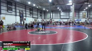 55 lbs Cons. Semi - Ellis Farley, Darkhorse vs Hudson Sparks, Great Bridge Wrestling Club