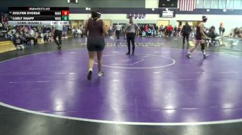190 lbs Cons. Round 3 - Joslynn Dvorak, Waterloo West vs Carly Knapp, Western Dubuque