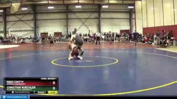 197 lbs Cons. Round 1 - Niko Chitty, Norwich University vs Christian Kuechler, Plymouth State University