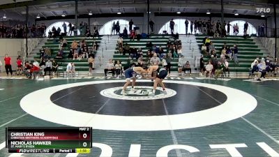 157 lbs Champ. Round 1 - Christian King, Christian Brothers Academy(NJ) vs Nicholas Hawker, St. Mary`s Ryken