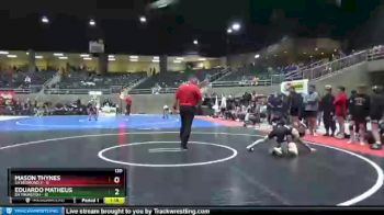 120 lbs Round 1 (4 Team) - Eduardo Matheus, 5A Thurston vs Mason Thynes, 5A Redmond 2