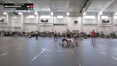 84 lbs Round 4 (8 Team) - Brielle Richardson, West Virginia Wild vs Silas Bennett, Ohio Gold