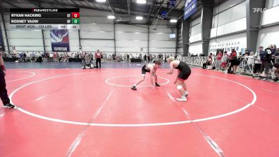 126 lbs Consi Of 64 #1 - Rykan Hacking, UT vs Rodney Vaow, NY