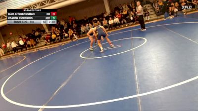 125 lbs Cons. Round 4 - Keaton Pickering, Adams State vs Jack Sponenburgh, Nebraska-Kearney