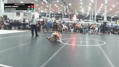 102 lbs Rr Rnd 2 - Michael Benner, LAW - HSC vs Jaxon Weber, Team Shutt Garnett Trained - HSC