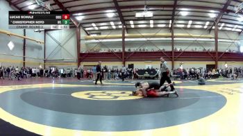 132 lbs Champ. Round 2 - Christopher Noto, Honeoye Falls-Lime vs Lucas Schulz, Brecksville