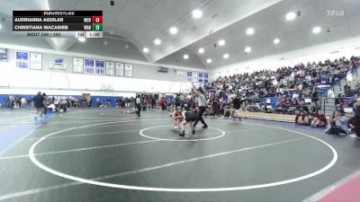 105 lbs Cons. Round 1 - Christiana Macasieb, Warren vs Audrianna Aguilar, West Covina