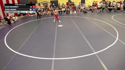 56 lbs Champ. Round 5 - Kash McKinney, IA vs Steel Mursu, MN