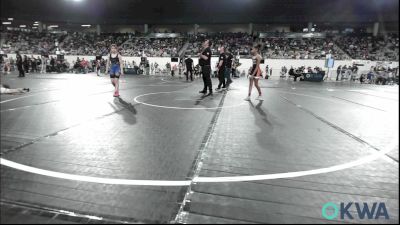 85 lbs 7th Place - ZaNique Miller, Cowboy Wrestling Club vs Alaura Lewis, Noble Takedown Club