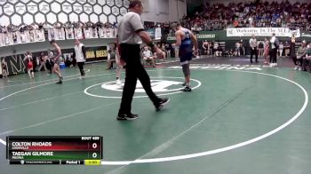 120 lbs Quarterfinal - Taegan Gilmore, Medina vs Colton Rhoads, Louisville