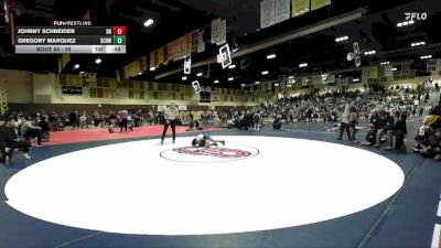 59 lbs Quarterfinal - Johnny Schneider, Rough House vs Gregory Marquez, So Cal Hammers Wrestling