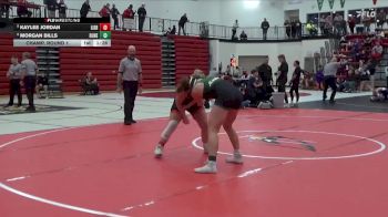 155 lbs Champ. Round 1 - Kaylee Jordan, Lisbon vs Morgan Bills, Dubuque Hempstead