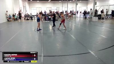 106 lbs Round 3 (6 Team) - Kaicen Akpan, Kansas vs Catoe Byrd, North Carolina