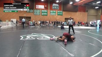 149 lbs Champ. Round 2 - Angel Salgado, Victor Valley College vs Aaron Lopez, Santa Ana College