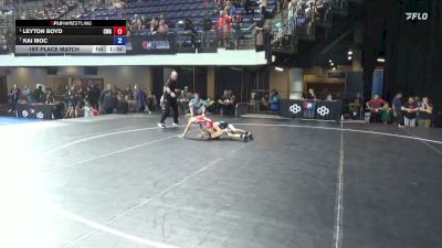 63 lbs 1st Place Match - Leyton Boyd, Contenders Wrestling Academy vs Kai Moc