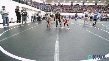46 lbs Quarterfinal - Madelyn Fortney, Comanche Takedown Club vs Gavino Camarillo, Clinton Youth Wrestling