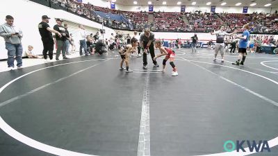 46 lbs Quarterfinal - Madelyn Fortney, Comanche Takedown Club vs Gavino Camarillo, Clinton Youth Wrestling