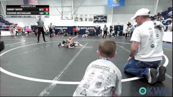 43 lbs Consolation - Henry White, Murray County Takedown Club vs Cooper McFarland, Lawton Legends Youth Wrestling