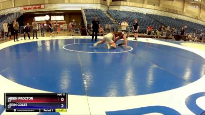 157 lbs Cons. Round 5 - Aiden Proctor, OH vs Jerin Coles, MT