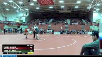 285 lbs Cons. Round 4 - Isaac Voorhis, Greentown Wrestling (Eastern) vs Maysn Glesing, New Palestine Junior High