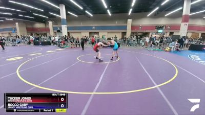 150 lbs Cons. Round 3 - Tucker Jones, Pirate Wrestling Club vs Rocco Gaby, Legacy Wrestling Club