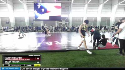 138 lbs Champ. Round 1 - Brady Nelson, Layton vs Hazem Mohamed, American Leadership Academy Gilbert