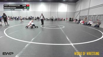 76 lbs Consi Of 4 - Atley Gruenenfelder, Team Wisconsin 12U vs Benjamin Myers, Roundtree Wrestling Academy 12u