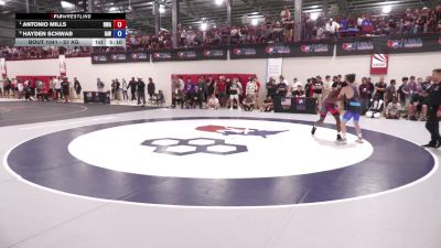 57 kg Quarters - Antonio Mills, Roundtree Wrestling Academy vs Hayden Schwab, Immortal Athletics WC