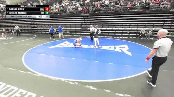 6A 170 lbs Champ. Round 1 - Sophia Peck, Copper Hills vs Kenlee Mitton, Fremont
