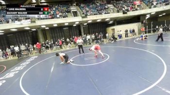 215 lbs Cons. Round 1 - Luke Malberg, Unattached vs Zachary Walker, Unattached