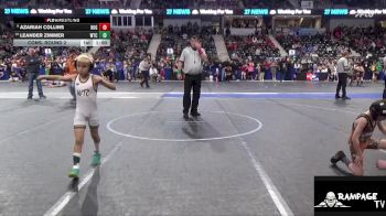 55 lbs Cons. Round 2 - Leander Zimmer, WTC vs Azariah Collins, Hugoton