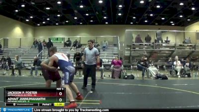 200 lbs Round 3 (6 Team) - Jackson P. Foster, Untouchables-Olympia vs Advait Jannumahanthi, Michigan Matcats