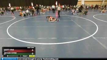 87 lbs Champ. Round 2 - Scott Cole, RI vs Bryson Coyer, MI