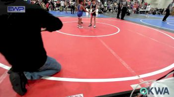 55 lbs Semifinal - Dylan Lockwood, Heat vs Jones Myers, Checotah Matcats