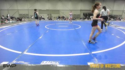 75 lbs Rr Rnd 3 - Marleigh Howell, Super Girls K-6 Red vs Ellie Freeman, Mat Warriors K-6