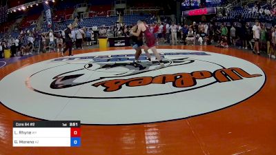 132 lbs Cons 64 #2 - Landon Rhyne, WY vs Gael Moreno, AZ