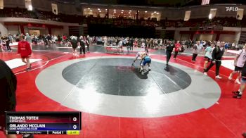 144 lbs Champ. Round 2 - Thomas Toteh, IceFighter U. vs Orlando McClain, Lions Wrestling Club