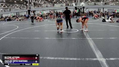 107 lbs Placement (4 Team) - Blythe Letters, PA West Yellow vs Miaylee Ortiz Martines, Validus WC