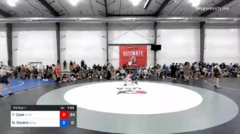 54 kg Prelims - Tyson Caok, Wyoming Valley RTC Blue vs Nathan Sayers, Doughboy Blue