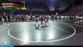 W-130 lbs Semis & 3rd Wb (16 Team) - Kyra Tomlinson, Indiana vs Sarah Savidge, Colorado