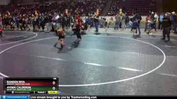 67 lbs Quarterfinal - Randen Rita, Bennett Wrestling Club vs Ayden Calderon, Bear Cave Wrestling Club