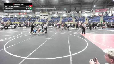 138 lbs Consi Of 8 #2 - Matthew Longdon, New Mexico Bad Boyz vs Koy Weber, Meeker Cowboys