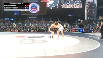 138 lbs Cons. Rd Of 64 - Matthew Moore, South Carolina vs Russell Goolsbey, Wyoming